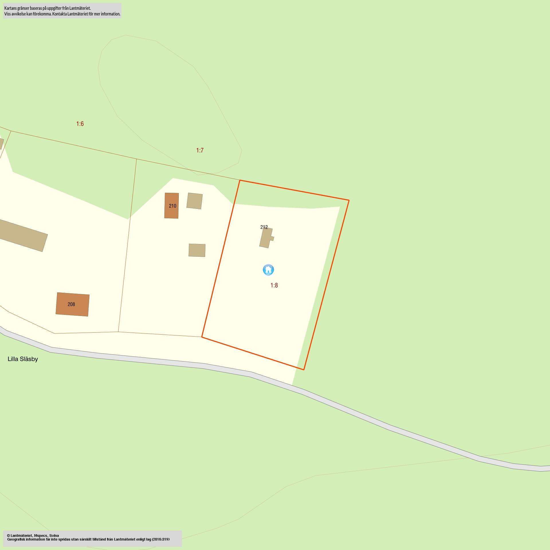 Tomt på Rasbo allmänning Lilla Släsby 212 Alunda Uppsala kommun - bild 9