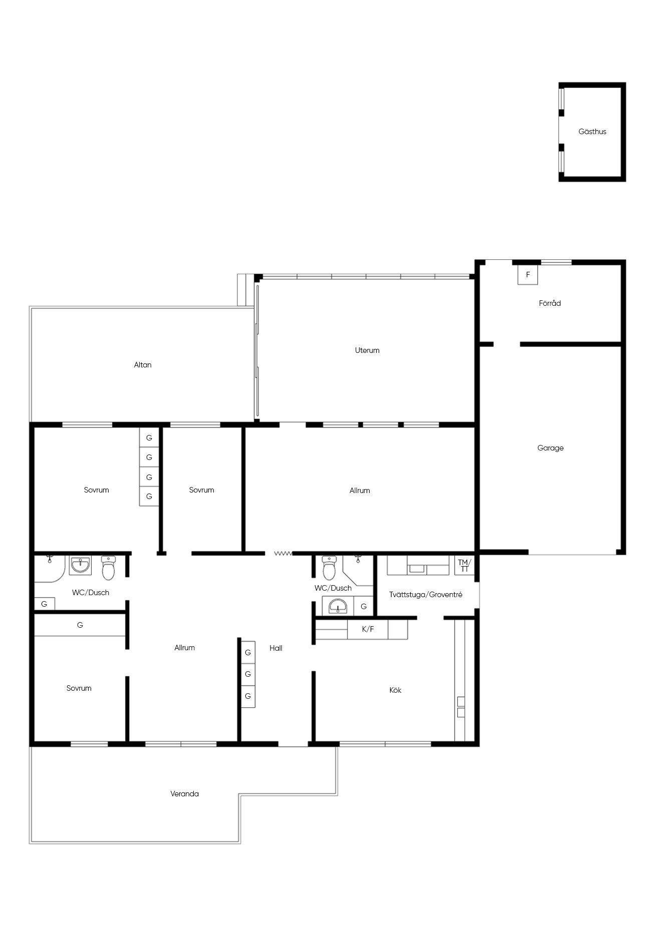 5 rum Villa på Målgatan 1 Charlottenberg Eda kommun - bild 35