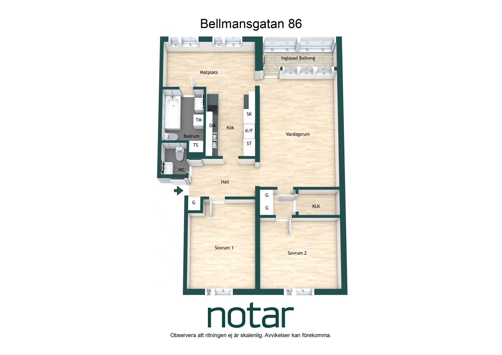 3 rum Lägenhet på Bellmansgatan 86 Löten Uppsala kommun - bild 40