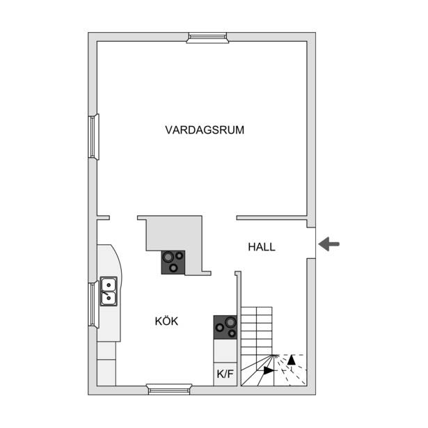 2 rum Vinterbonat fritidshus på Sion 3 Björnlunda Gnesta kommun - bild 38