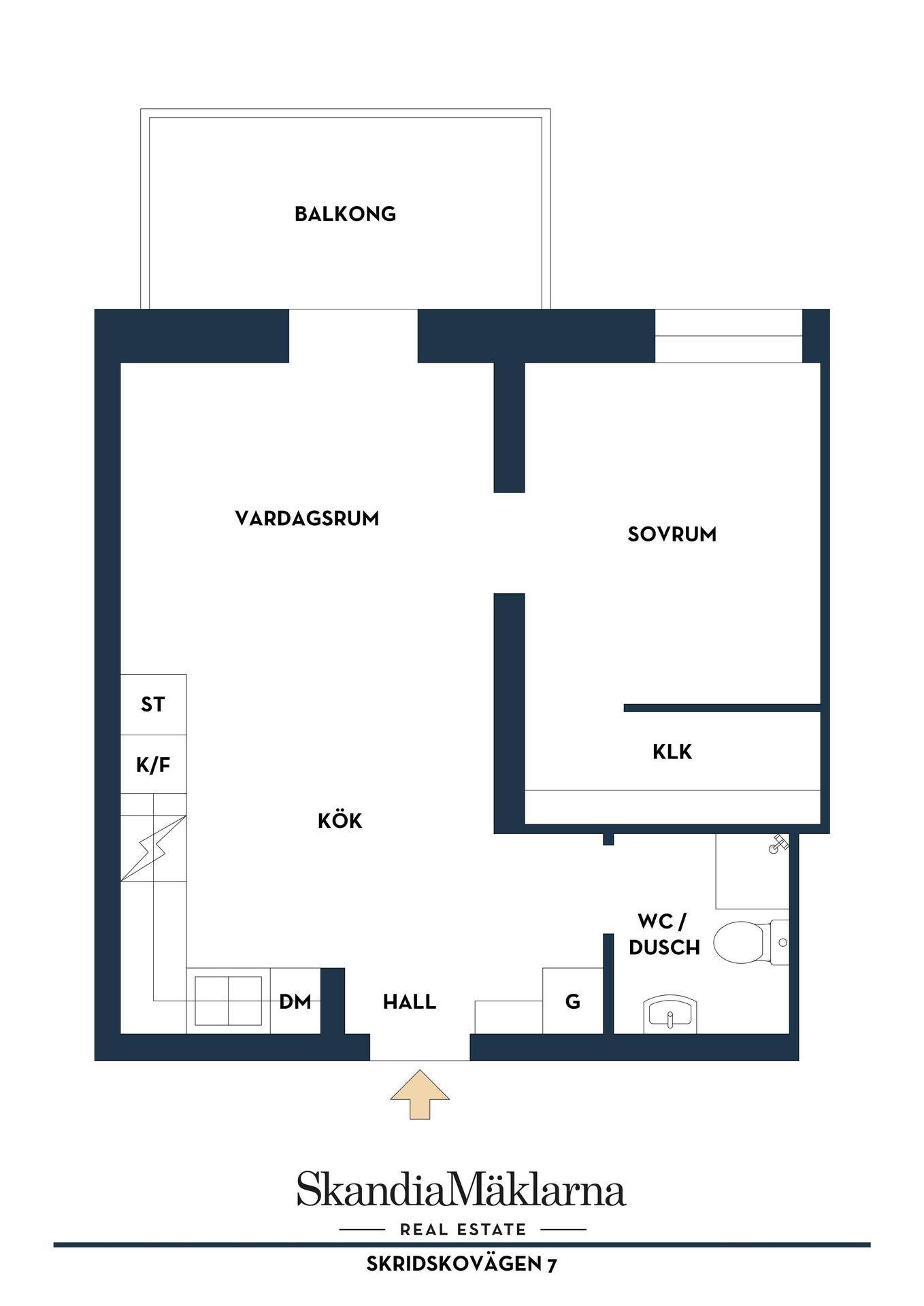 2 rum Lägenhet på Skridskovägen 7 Västertorp/Hägerstensåsen Stockholms kommun - bild 29
