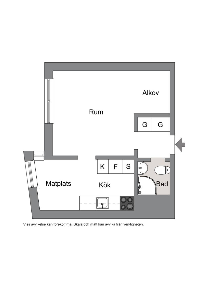 1 rum Lägenhet på Pantarholmskajen 4 B Pantarholmen Karlskrona kommun - bild 16