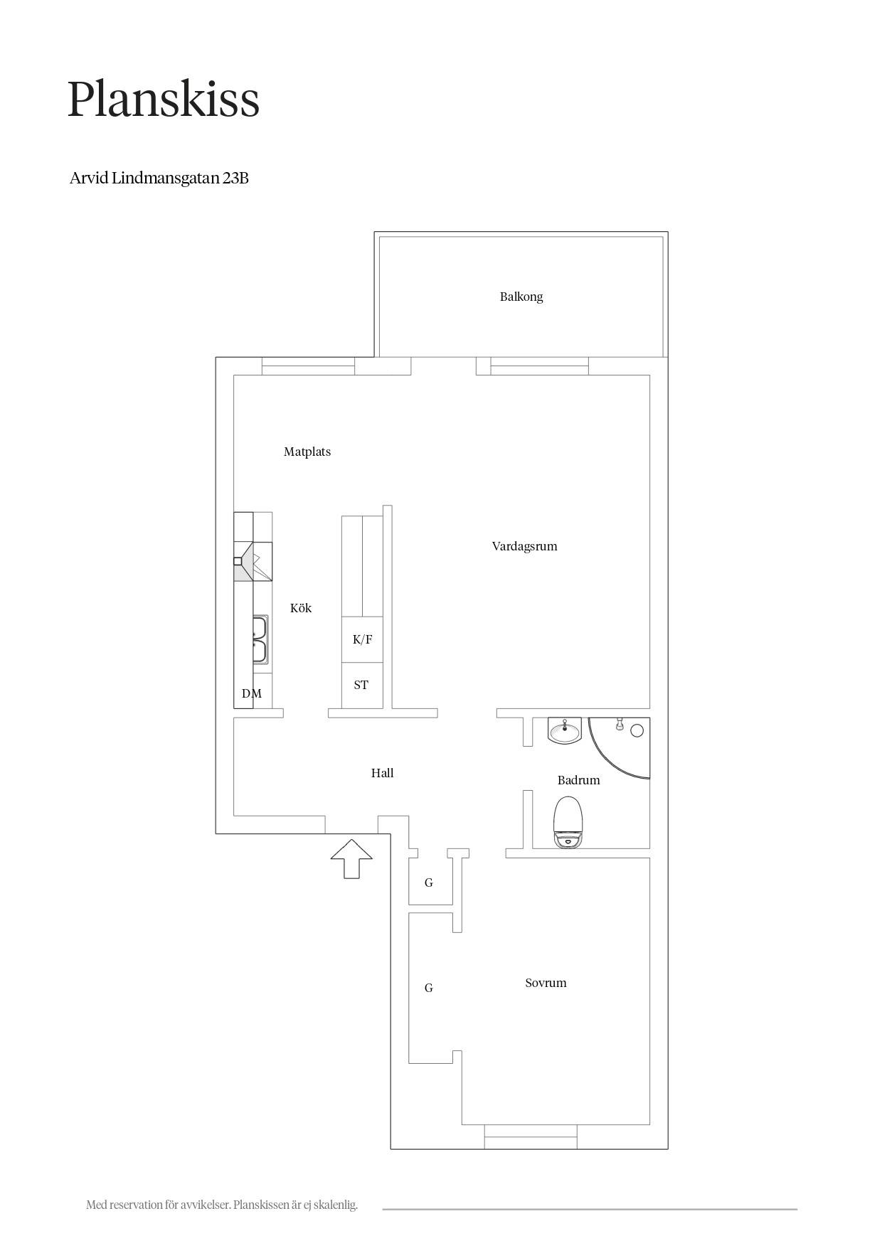 2 rum Lägenhet på Arvid Lindmansgatan 23B Centrala Hisingen Göteborgs kommun - bild 16