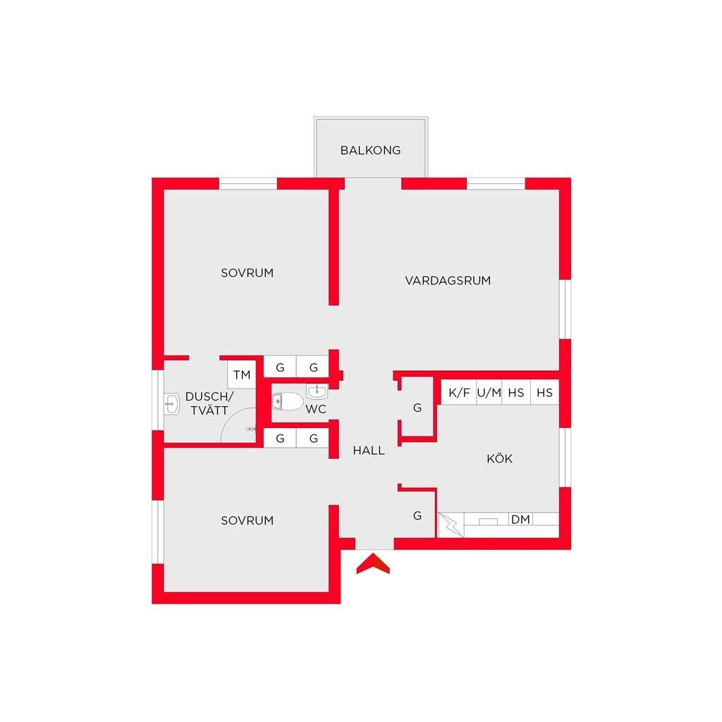 3 rum Lägenhet på Völundsgatan 4B Hedvigsborg Borås kommun - bild 21