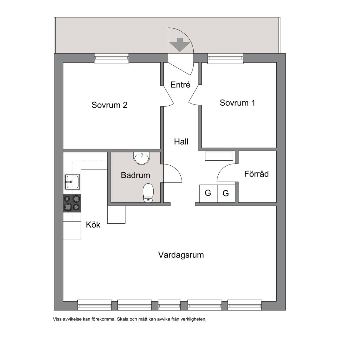 3 rum Radhus på Furuvägen 6D Grankullen Haparanda kommun - bild 15