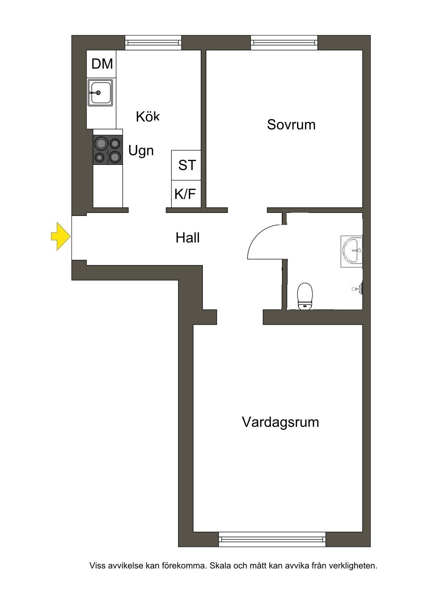 2 rum Lägenhet på Götgatan 37B Nya Staden Lidköpings kommun - bild 17