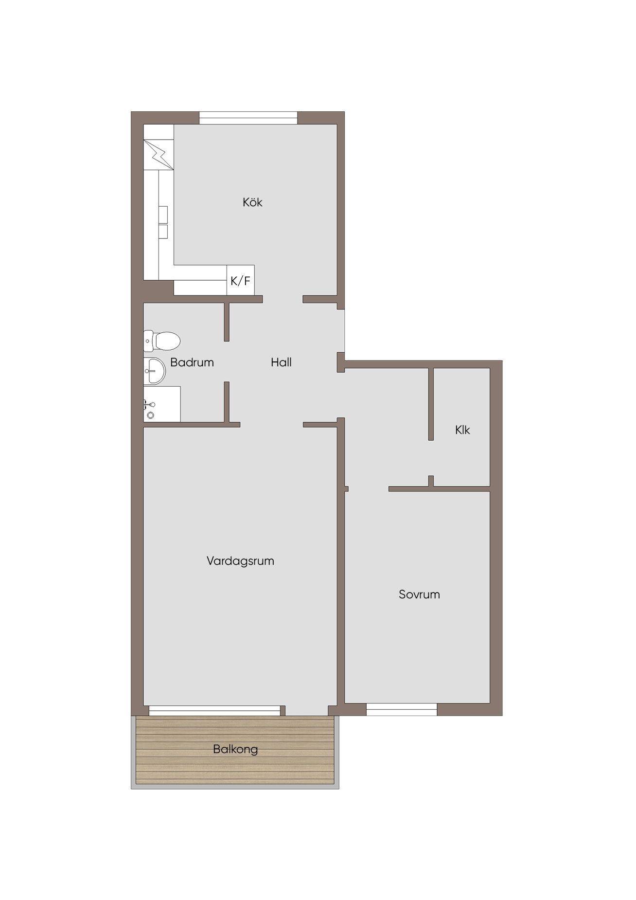 2 rum Lägenhet på Härenegatan 6B Lidåker Lidköpings kommun - bild 18