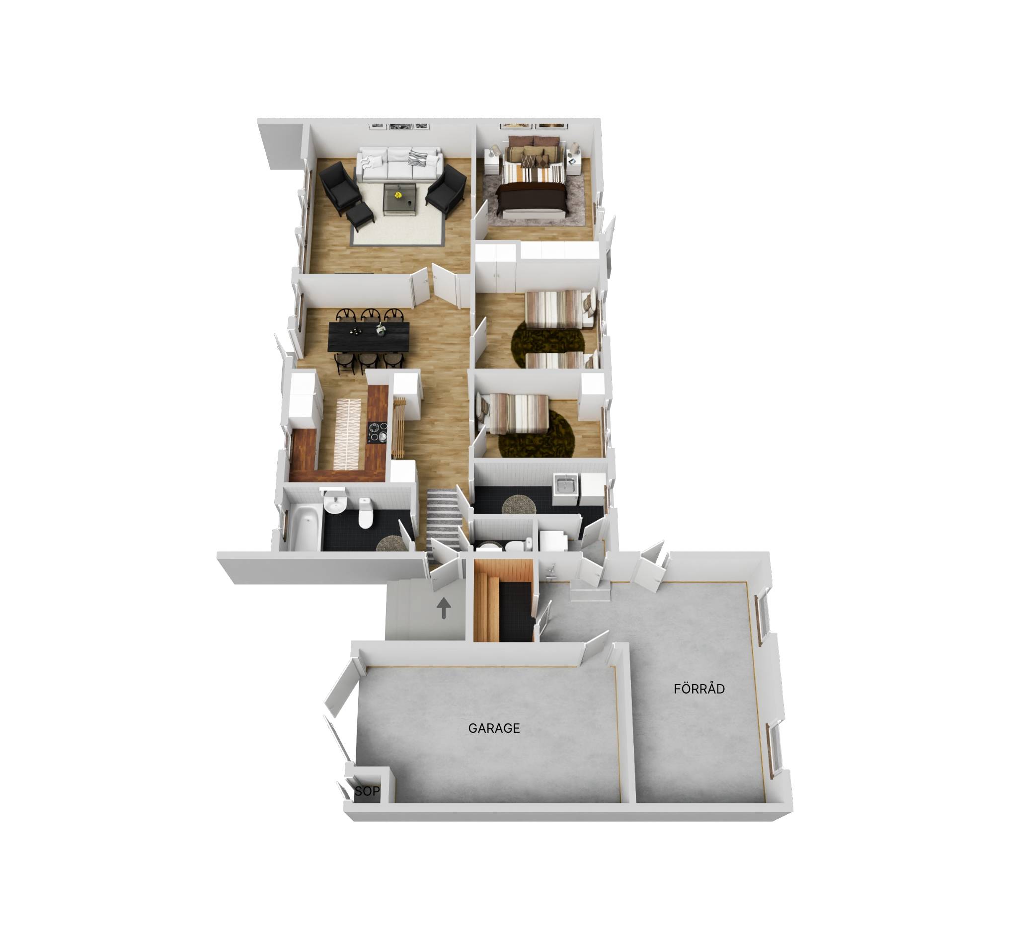 97 m² Villa på Slåttervägen 9 Näsbyn Kalix kommun - bild 28