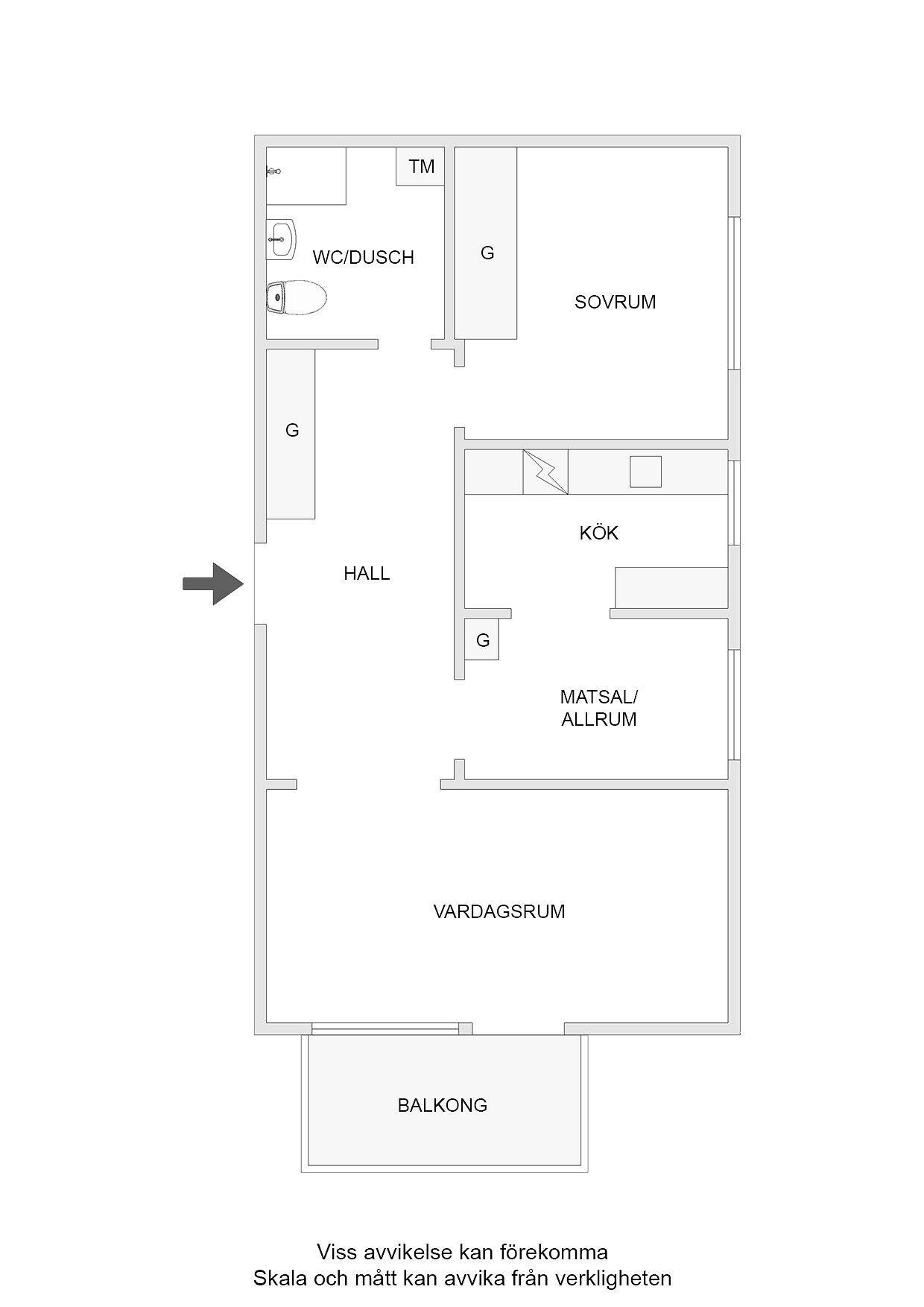2.5 rum Lägenhet på Apoteksgatan 4B Vingåkers kommun - bild 16