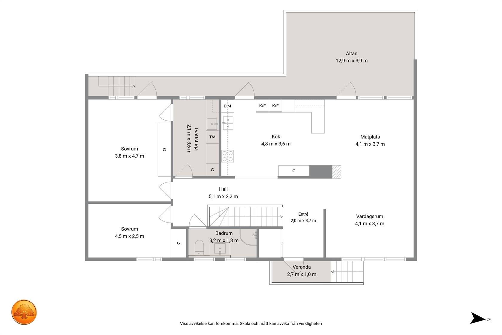 7 rum Villa på Tunavägen 1C Järna Södertälje kommun - bild 39