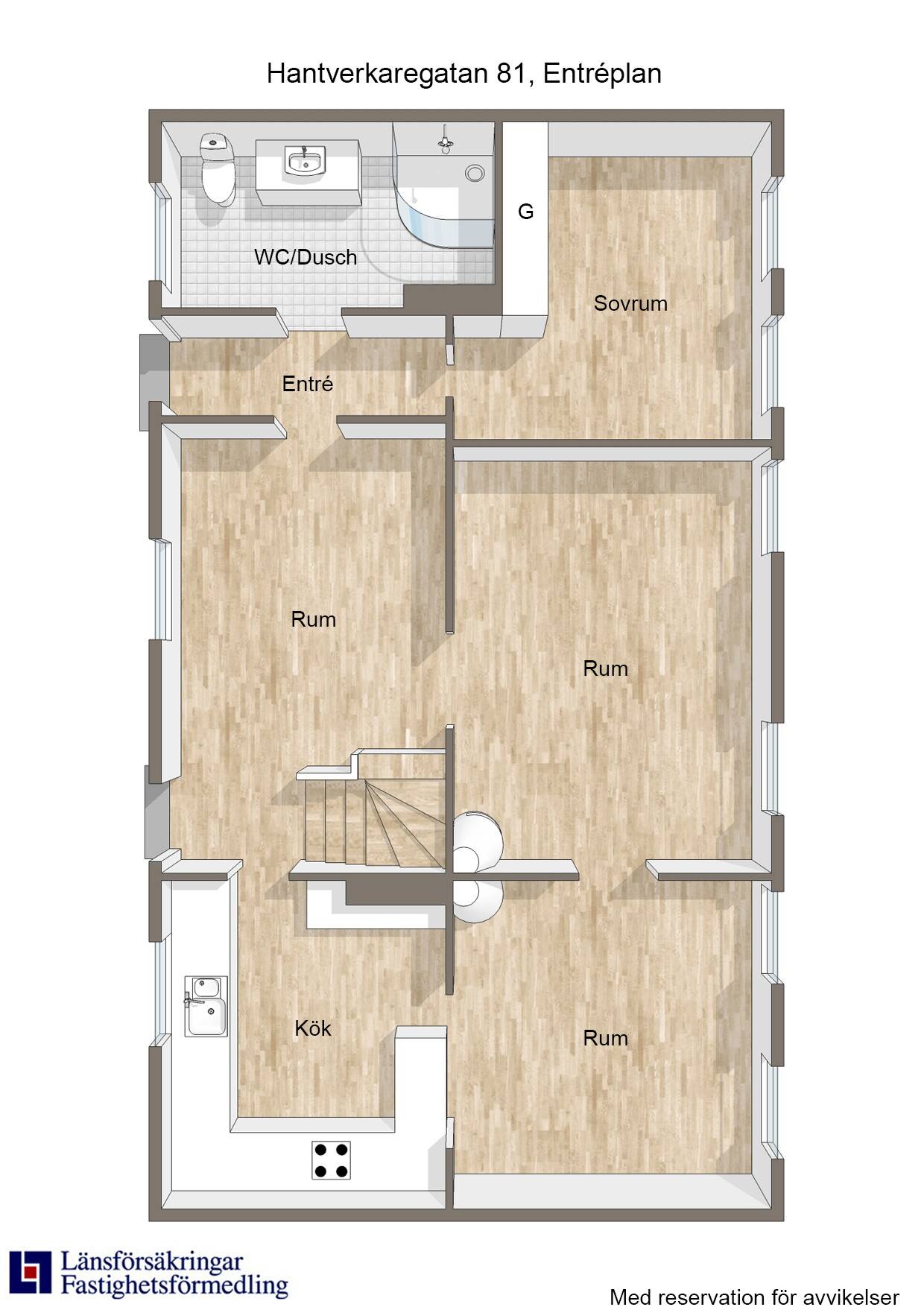 5 rum Villa på Hantverkaregatan 81 Karlshamn Centrum Karlshamns kommun - bild 25