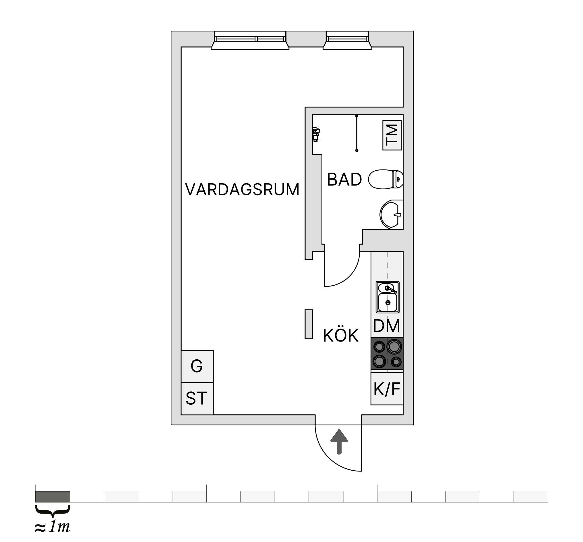 1 rum Lägenhet på Granitvägen 32B Tyresö Centrum Tyresö kommun - bild 13