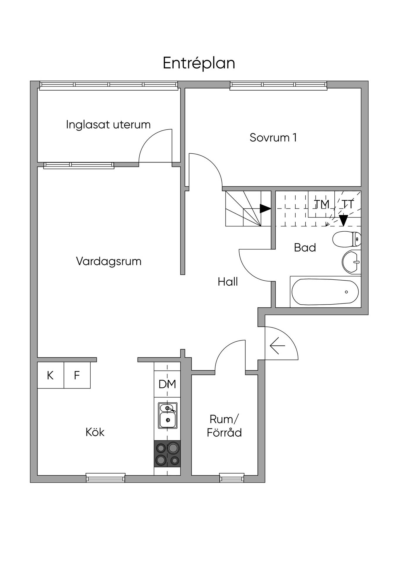 5 rum Lägenhet på Badvägen 7B Elfdalen Klippans kommun - bild 18