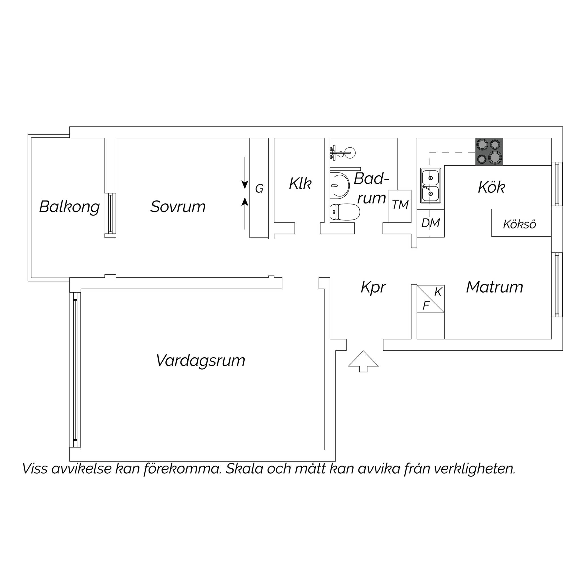 2 rum Lägenhet på Volontärsgatan 8A Västra Berga Helsingborgs kommun - bild 19