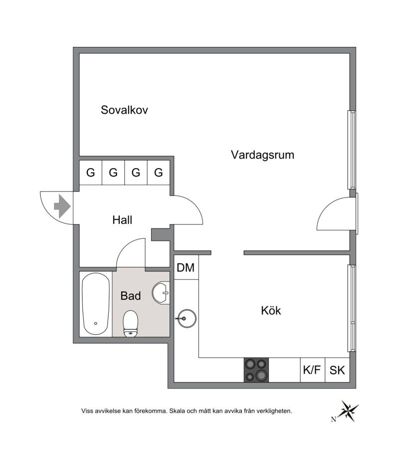 1.5 rum Lägenhet på Heimdallsvägen 19 Blombacka Södertälje kommun - bild 15