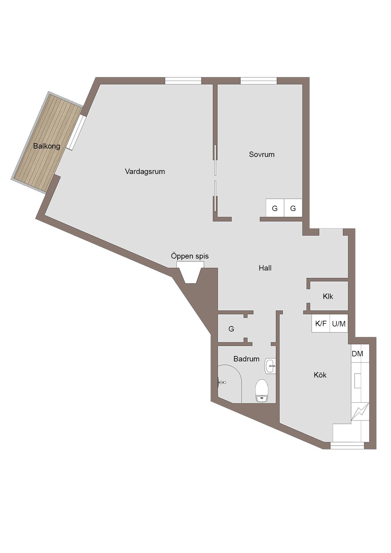 2 rum Lägenhet på Galléengatan 3 Djurgården Eskilstuna kommun - bild 30