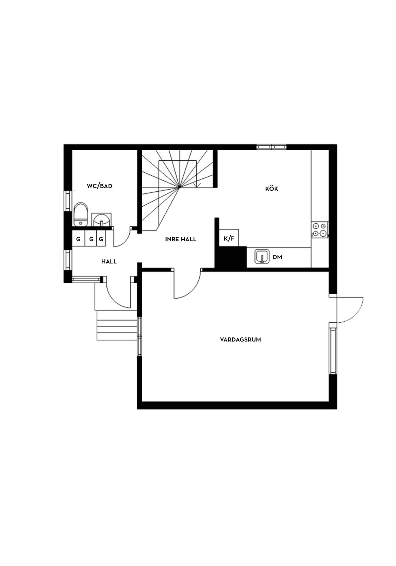 3 rum Villa på Nätgatan 3 Oxelösunds kommun - bild 30