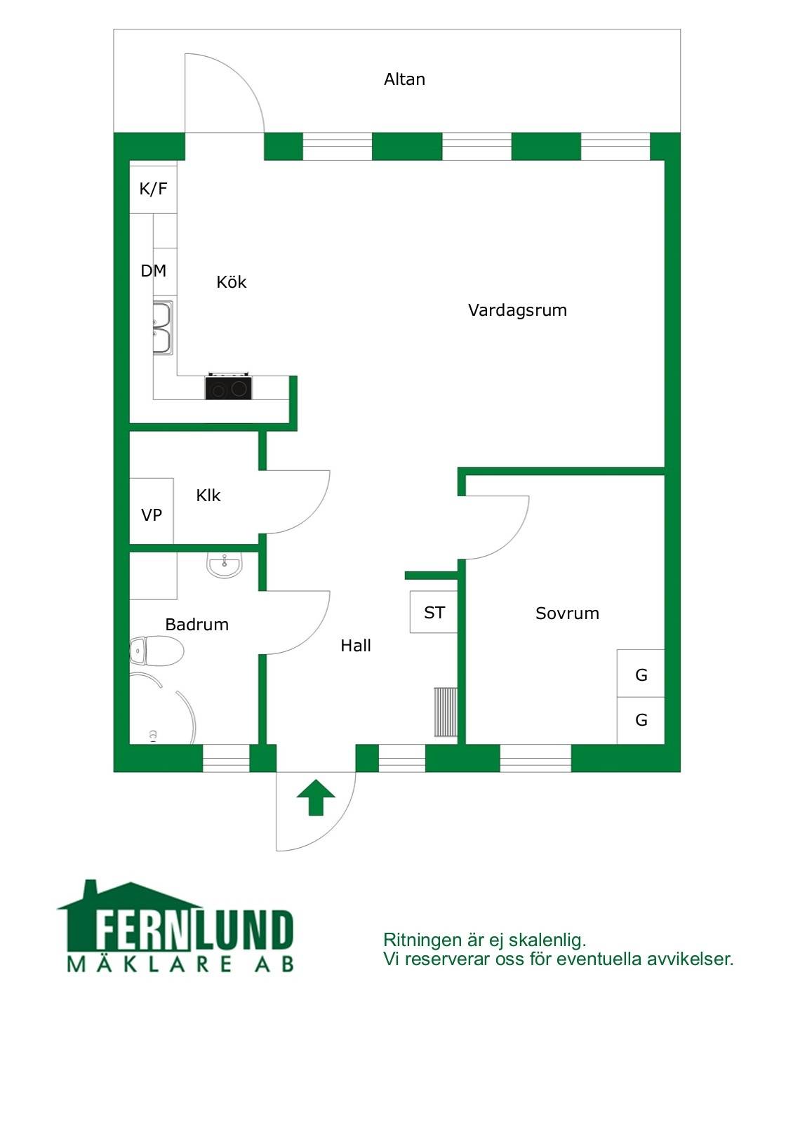 2 rum Lägenhet på Kornvägen 48 D Södra Sandby Lunds kommun - bild 22