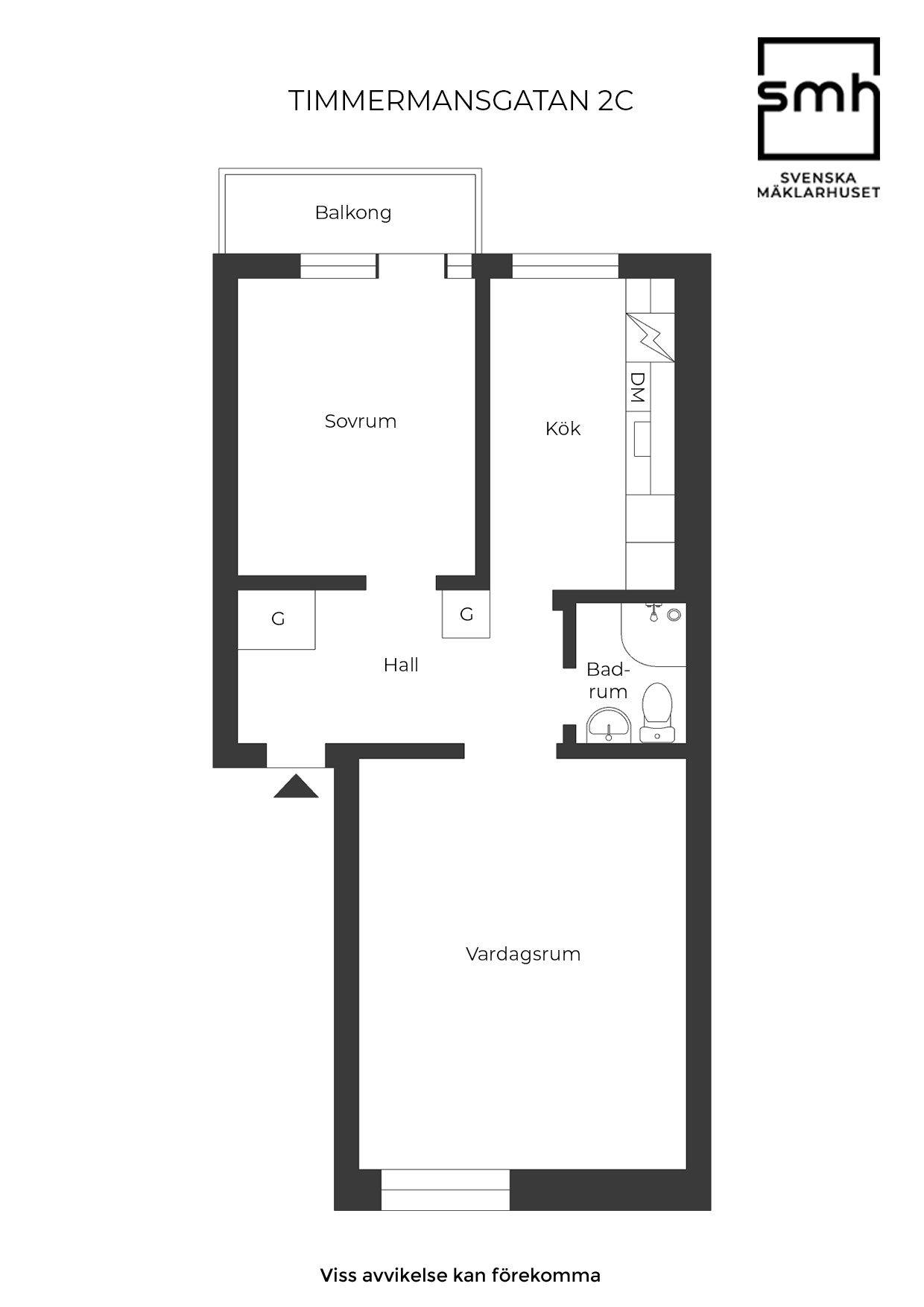 2 rum Lägenhet på Timmermansgatan 2C Väster Landskrona kommun - bild 11