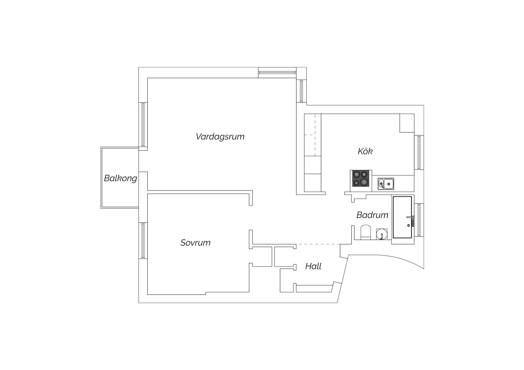 2 rum Lägenhet på Inteckningsvägen 85 Hägerstensåsen Stockholms kommun - bild 20