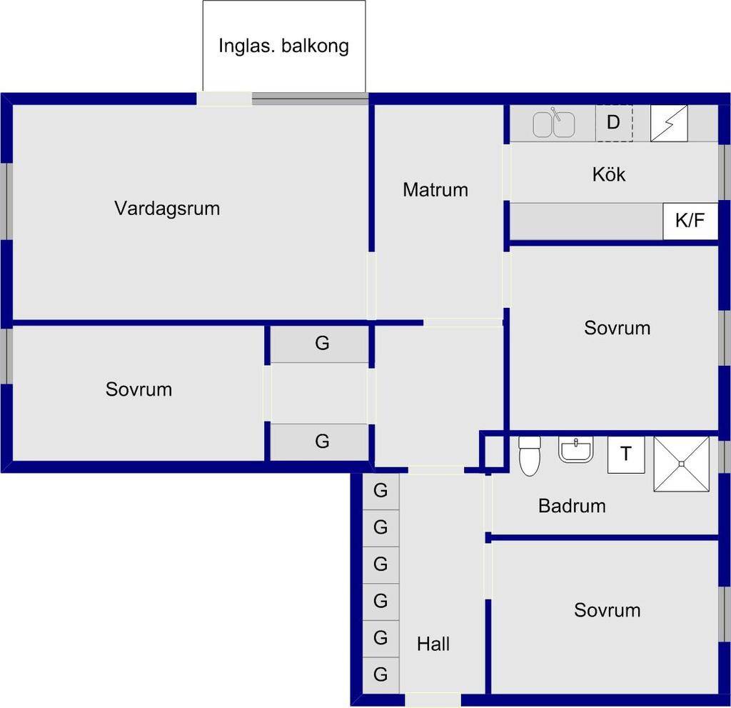 4 rum Lägenhet på Röda vägen 32 Hagalund Borlänge kommun - bild 19