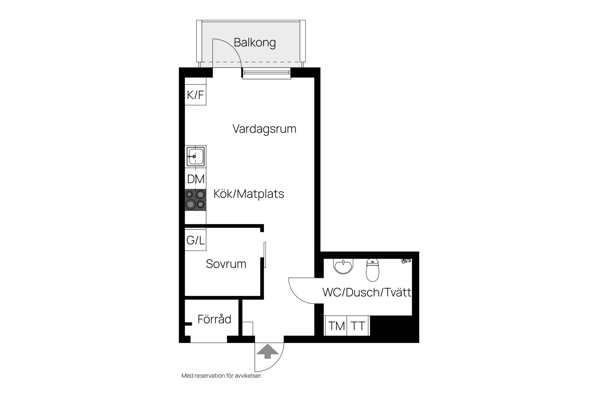 1.5 rum Lägenhet på Hägerneholmsvägen 6b Hägerneholm Täby kommun - bild 16