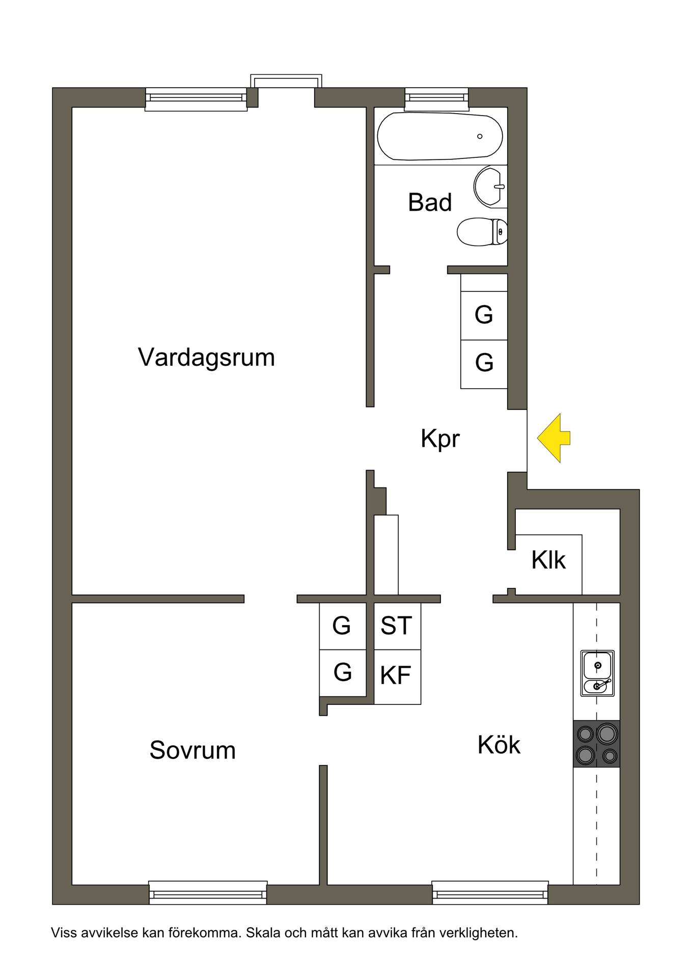 2 rum Lägenhet på Sjösavägen 11 vån 3/3 Bandhagen Stockholms kommun - bild 27