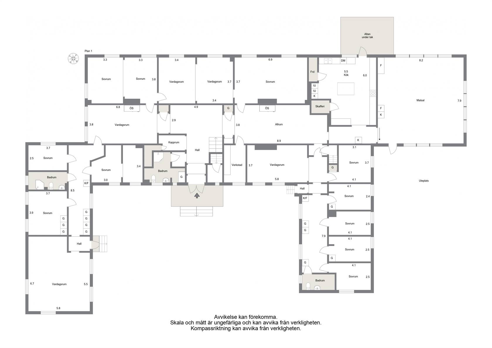 605 m² Villa på Kungsberget 1 Ålberga Nyköpings kommun - bild 32