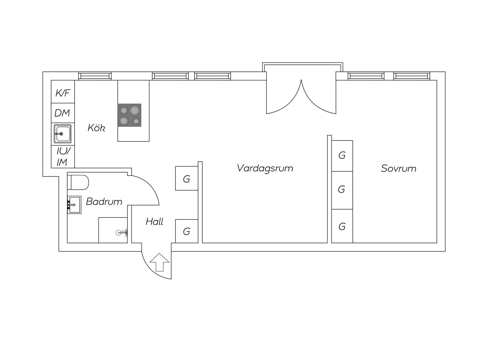 2 rum Lägenhet på Storgatan 7 Centrala Södertälje Södertälje kommun - bild 16