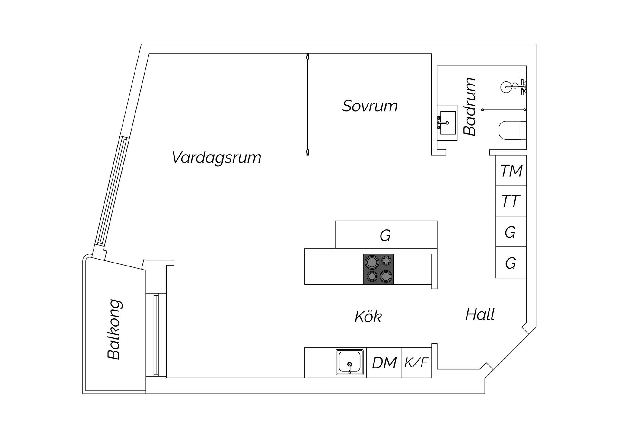 1.5 rum Lägenhet på Strålgatan 21 Lilla Essingen Stockholms kommun - bild 30