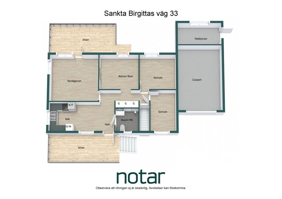 4 rum Villa på Sankta birgittas väg 33 Harbo Heby kommun - bild 36