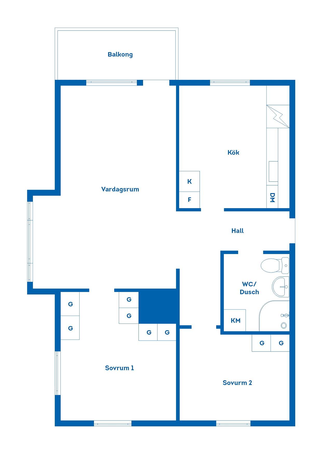 3 rum Lägenhet på Sjätte tvärgatan 39 Brynäs Gävle kommun - bild 18