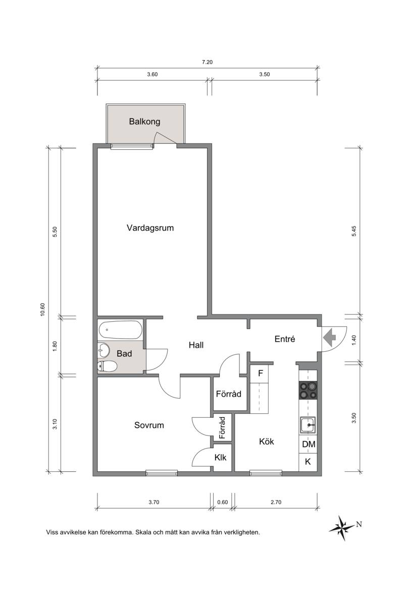 2 rum Lägenhet på Skogsgatan 9A Osby Osby kommun - bild 17