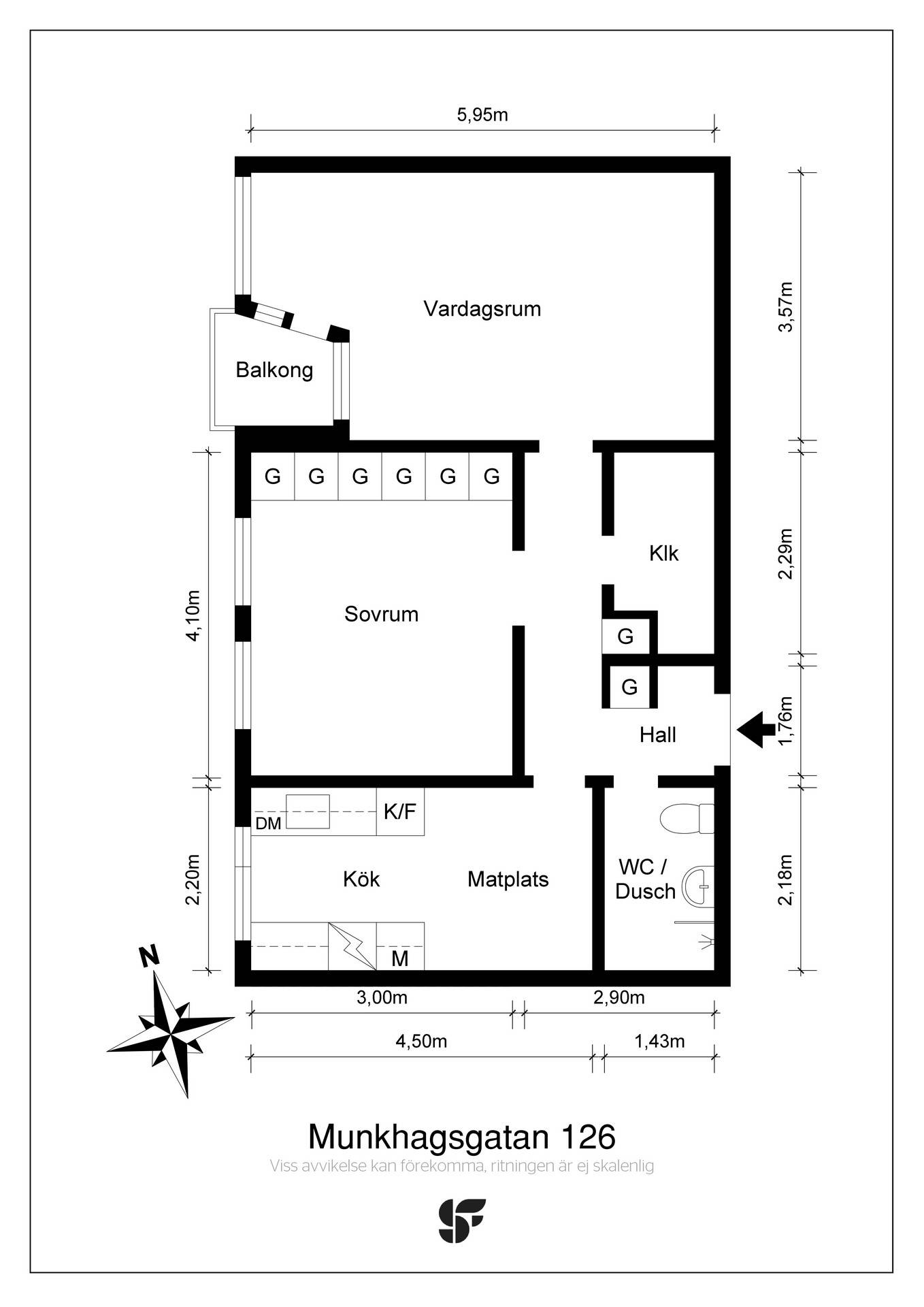 2 rum Lägenhet på Munkhagsgatan 126 Johannelund Linköpings kommun - bild 28