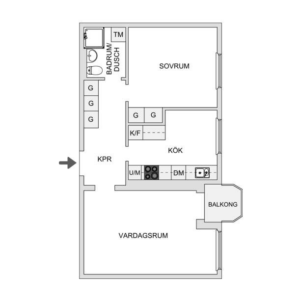 2 rum Lägenhet på Åbylundsgatan 62 Åbylund Linköpings kommun - bild 18