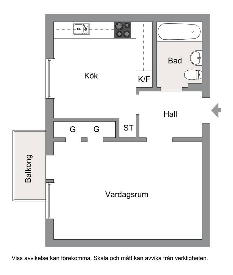 1 rum Lägenhet på Sveavägen 24 Centrum Sundsvalls kommun - bild 16