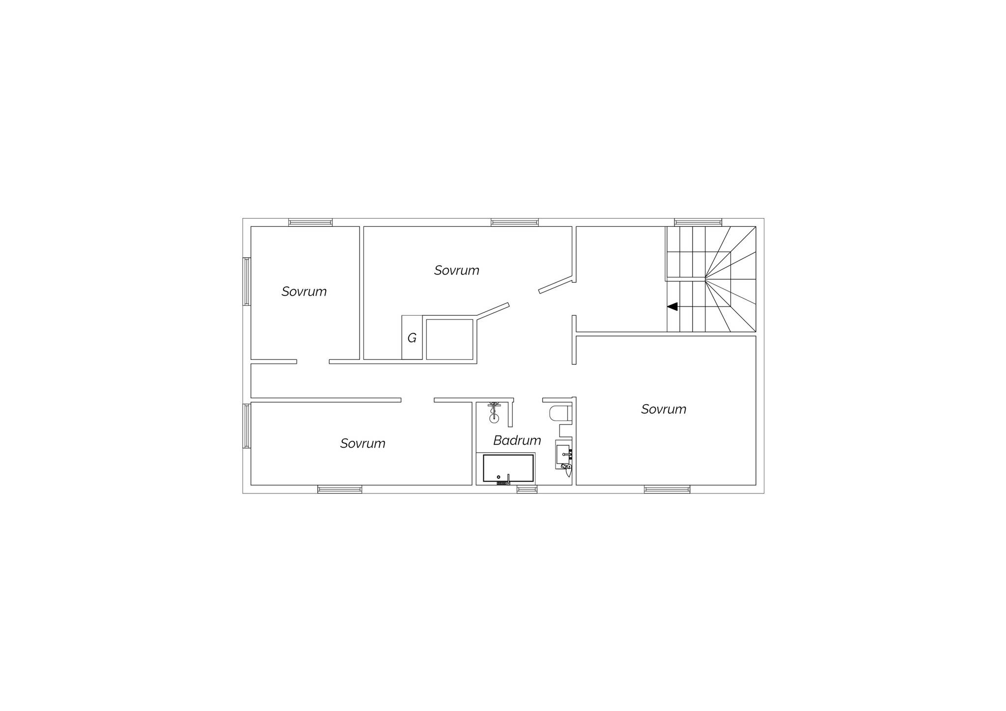 6 rum Villa på Allévägen 4 Barrsätra Sandvikens kommun - bild 47