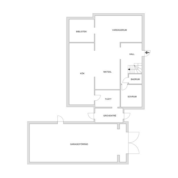6 rum Villa på Ulvabäcksgatan 24 Hångers Ljungby kommun - bild 26