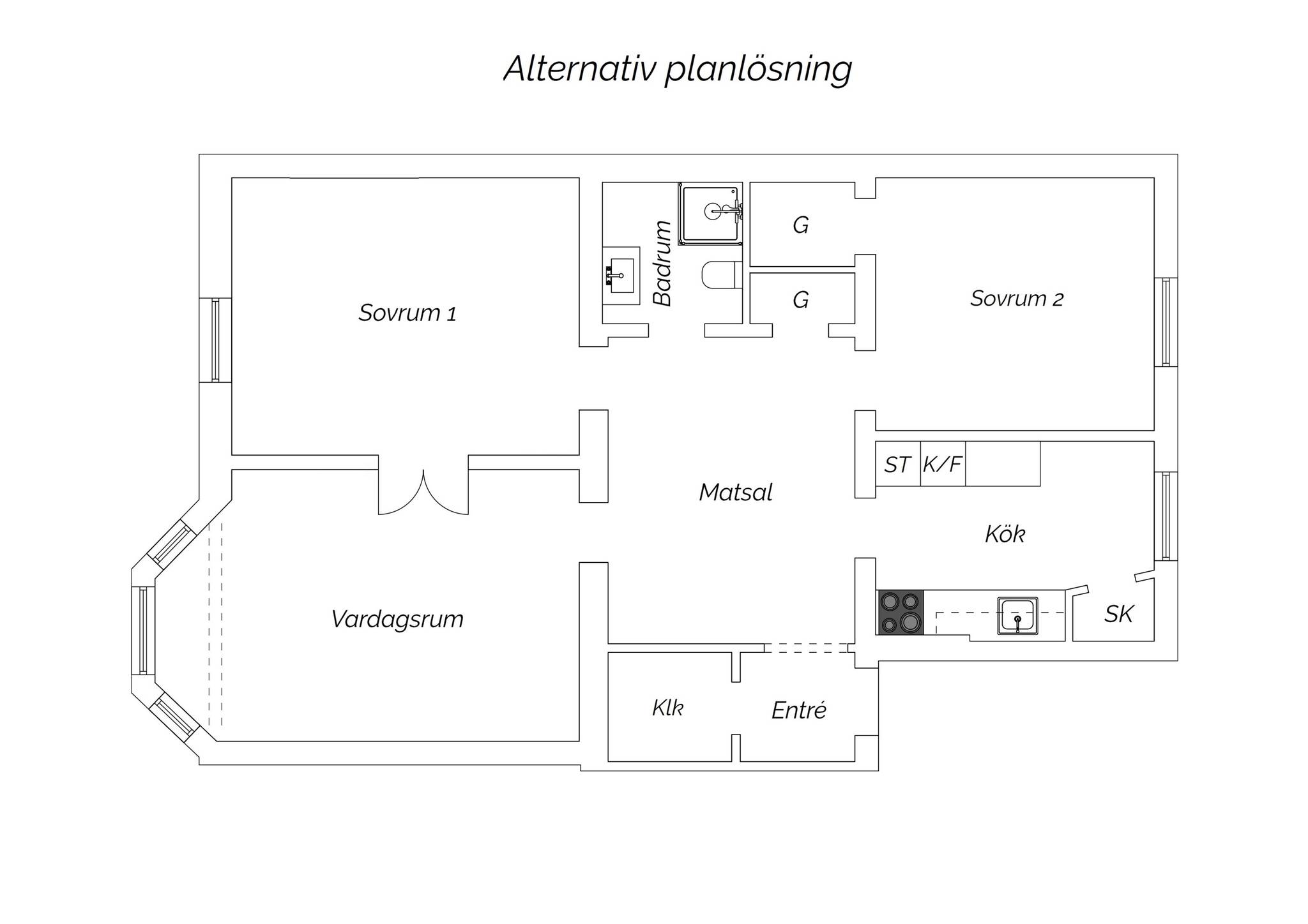 3.5 rum Lägenhet på Erik Dahlbergsgatan 5 Centrum Lunds kommun - bild 30