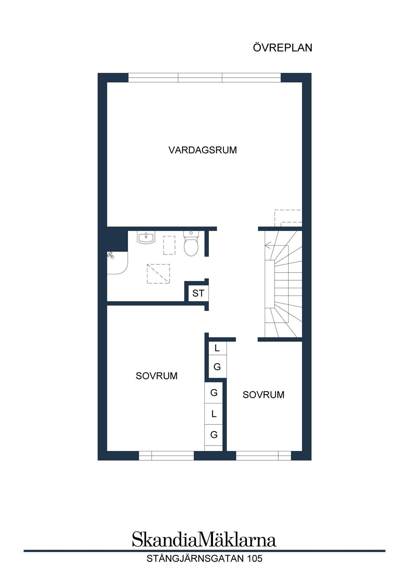 4 rum Radhus på Stångjärnsgatan 105 Bäckby Västerås kommun - bild 35