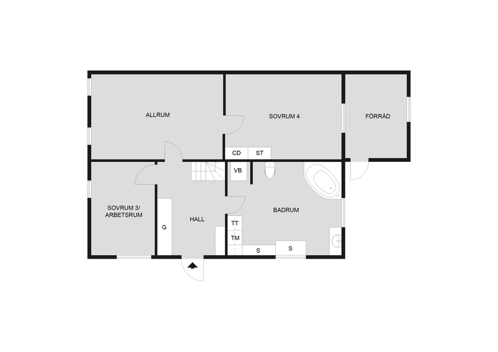 7 rum Villa på Gamla Södertäljevägen 201 Huddinge - Segeltorp - Sankt Mikael Huddinge kommun - bild 36