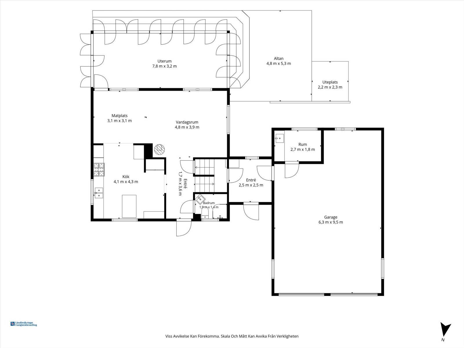 7 rum Villa på Talmansvägen 46 Kissleberg Uddevalla kommun - bild 40