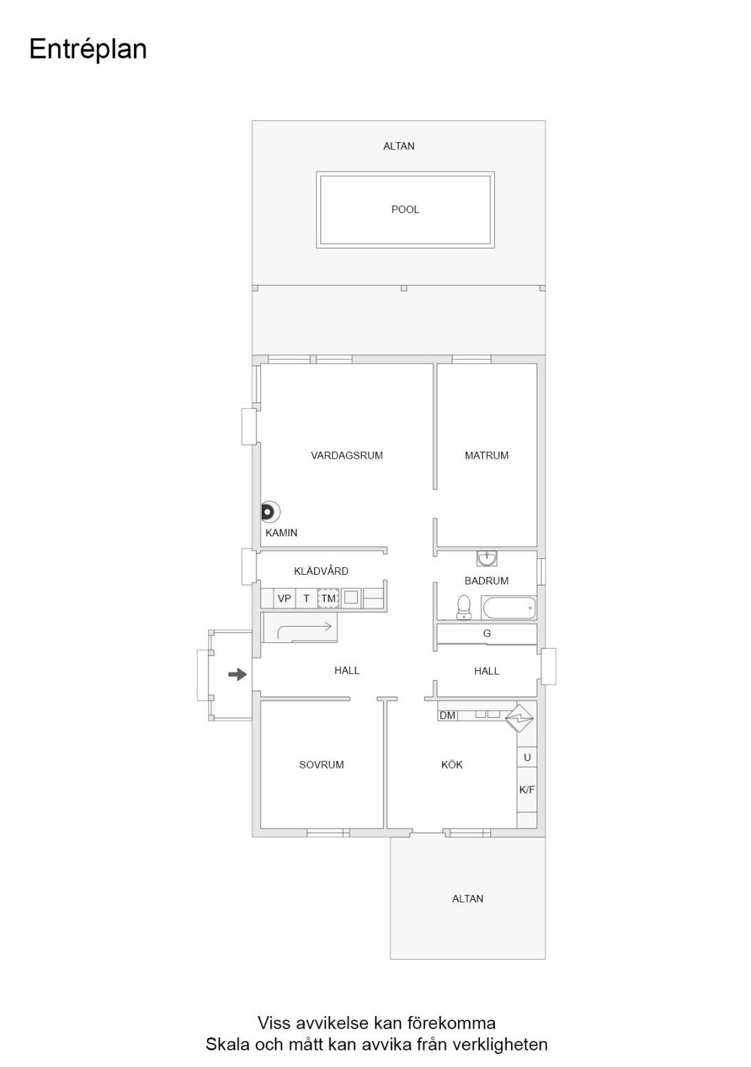 6 rum Villa på Budkavlevägen 1 Guldkullen Västerås kommun - bild 48