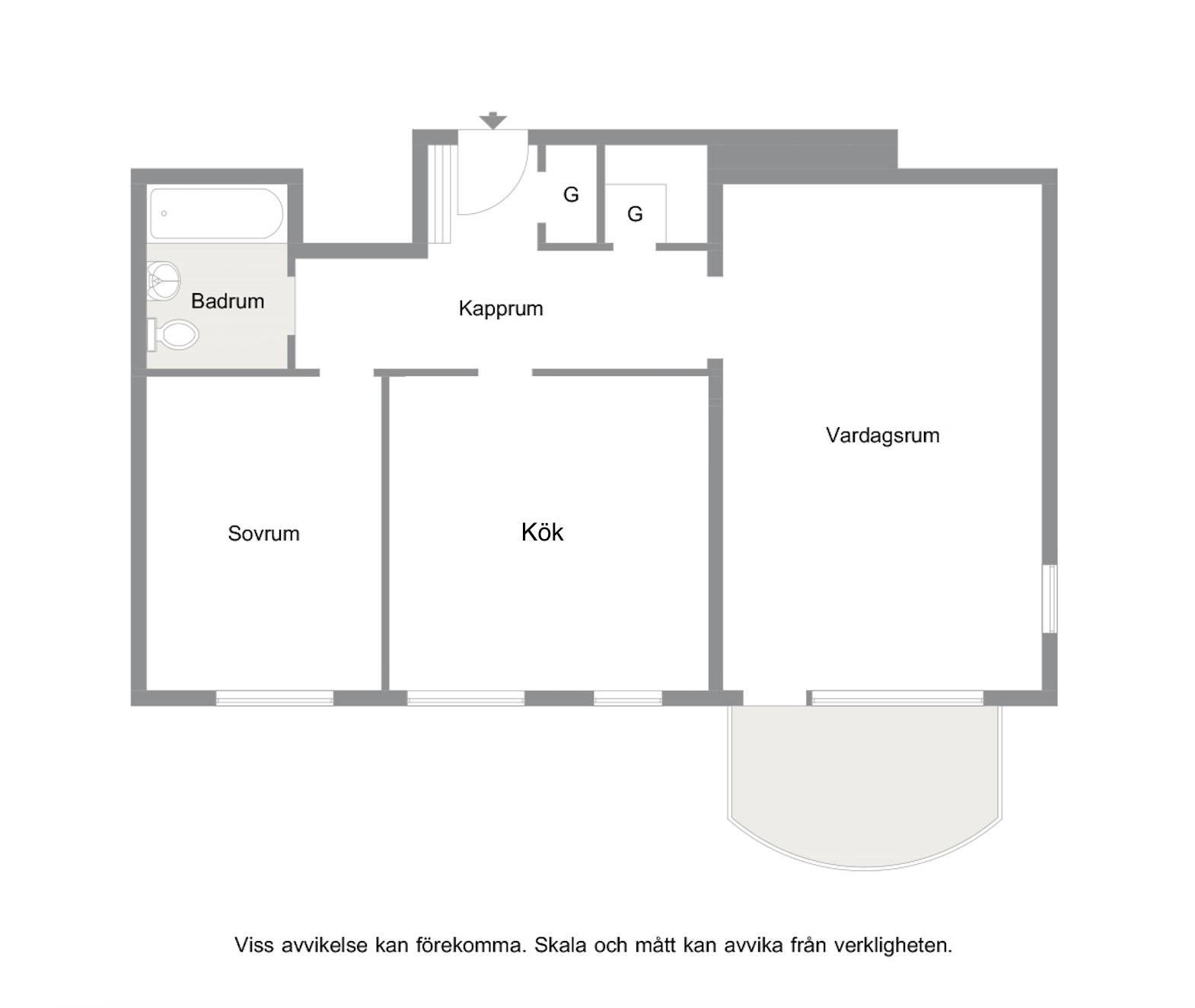 2 rum Lägenhet på Köpenhamnsvägen 44B Slottsstaden / Erikslust Malmö kommun - bild 32