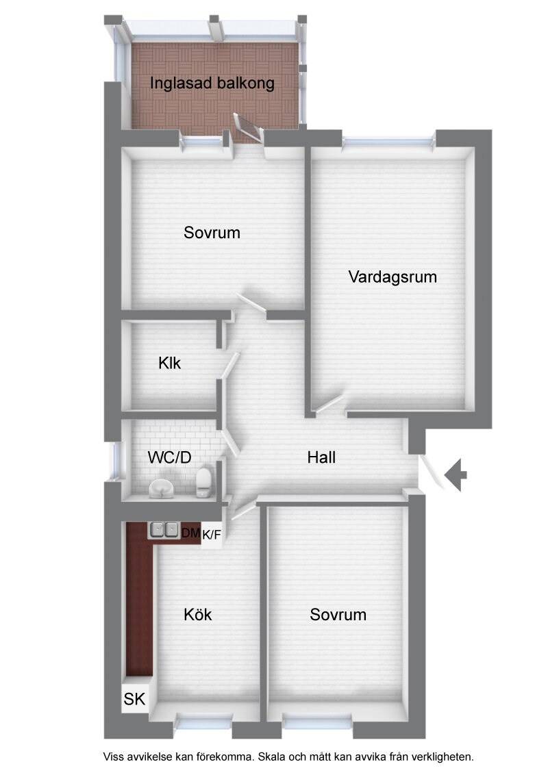 3 rum Lägenhet på Solhagsvägen 22A Gamla Staden Lidköpings kommun - bild 18