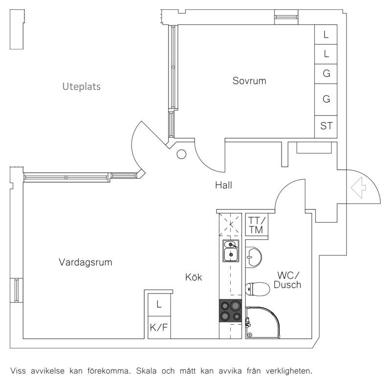 2 rum Lägenhet på Västra allén 12 Maria Park Helsingborgs kommun - bild 16