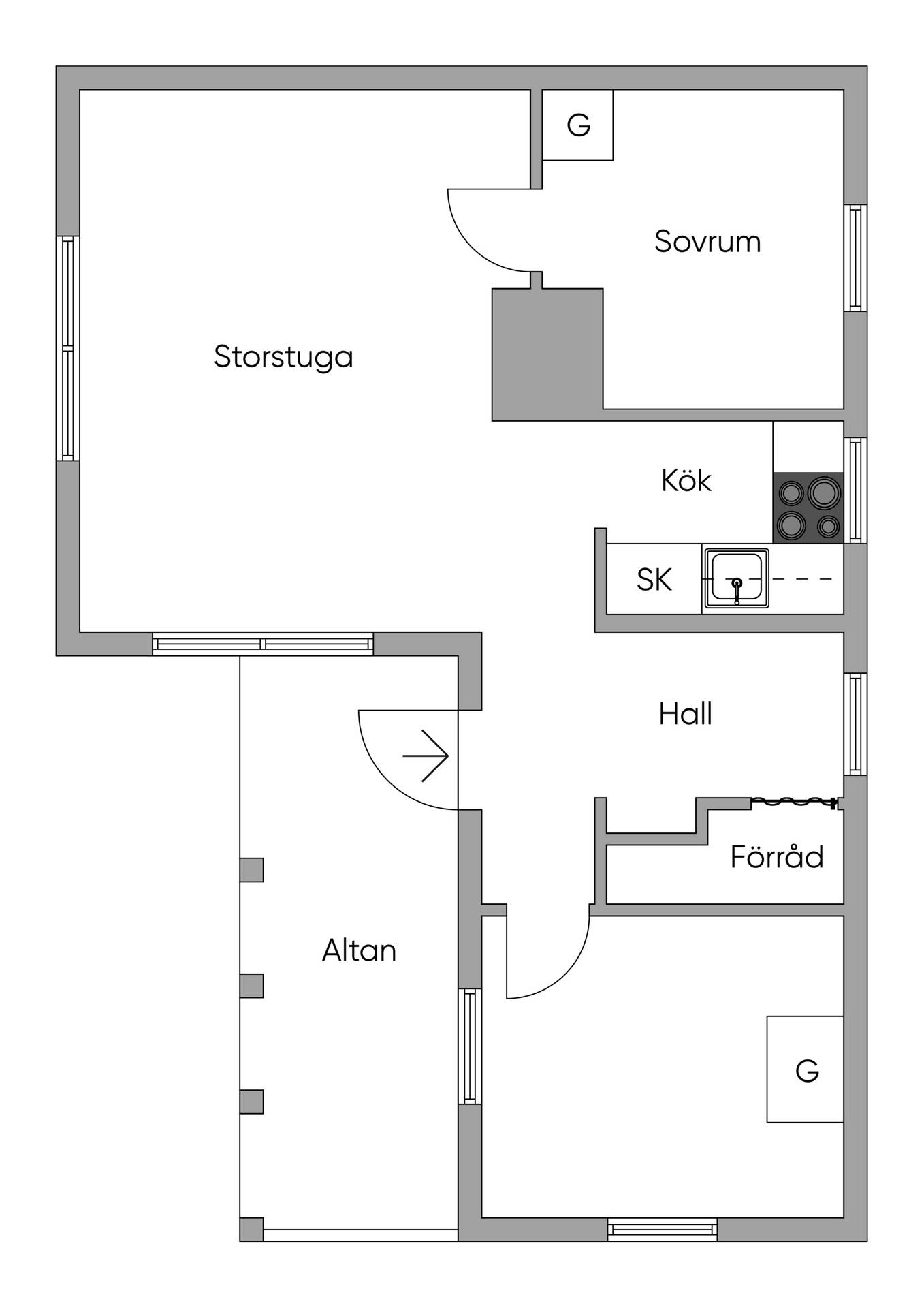 3 rum Villa på Noret 247 Lövånger Skellefteå kommun - bild 41