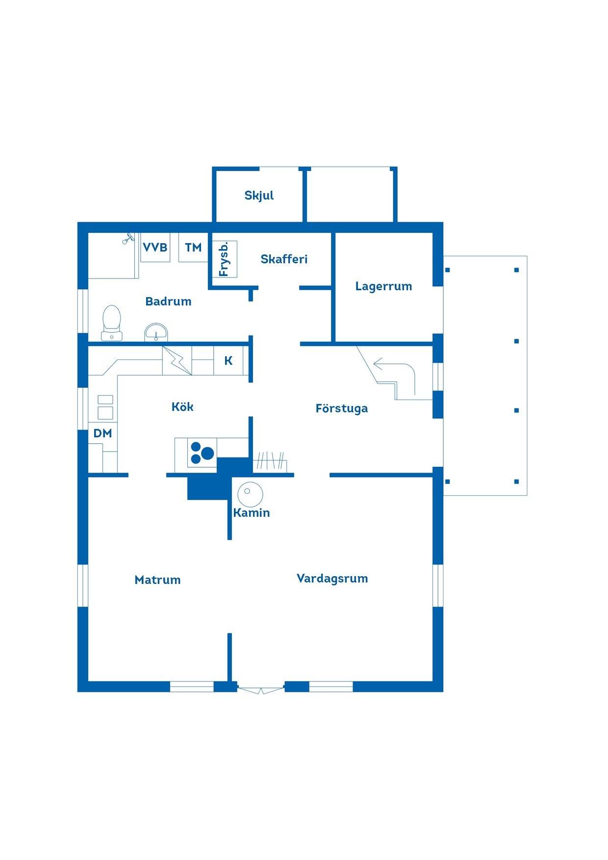 4 rum Villa på Sjösätter 410 Frödinge Vimmerby kommun - bild 33