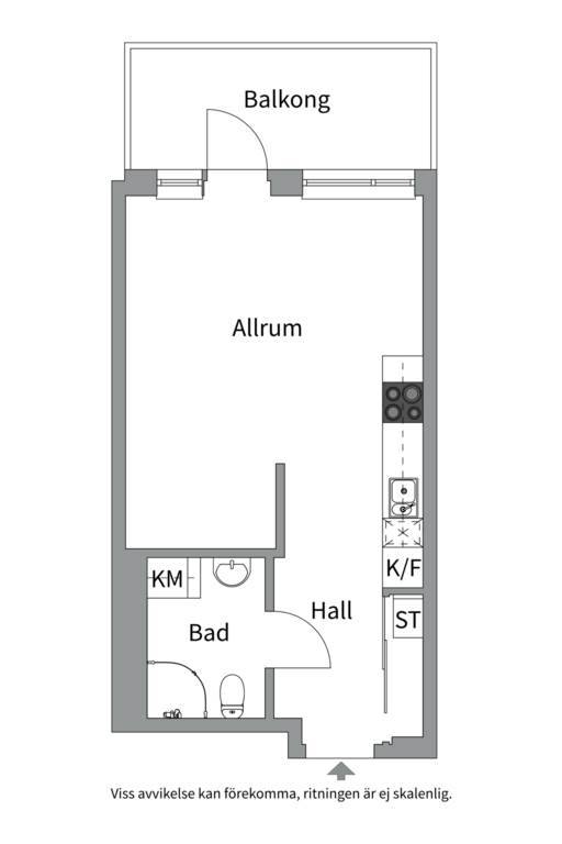 1 rum Lägenhet på Industrigatan 35 Kungsängen Uppsala kommun - bild 24