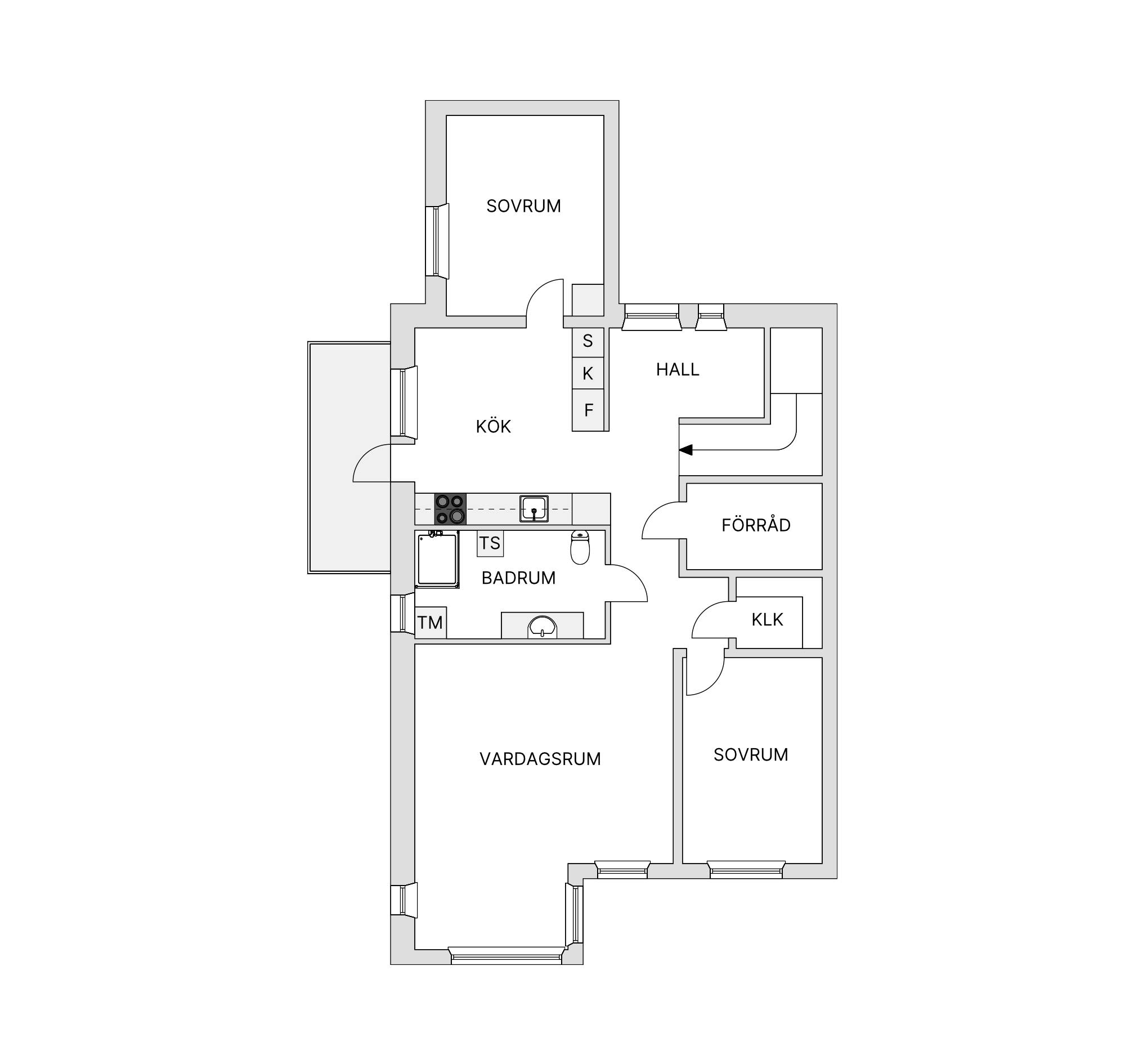 3 rum Lägenhet på Bolavägen 91 Gröndal Värnamo kommun - bild 38